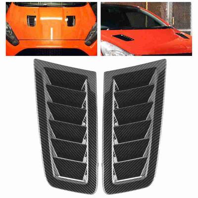 2Pcs Universal Bonnet Air Vents Engine Hood Car Exterior Parts for Focus RS MK2 Style Car Front Vent Hood Vents