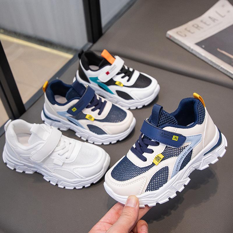 Kindersportschuh mit weicher Sohle 2025 Sommer Neue Jungenschuhe Vielseitige Mädchen Atmungsaktive Mesh-Schuhe Rutschfest Mittelgroß Kind Freizeitschuh