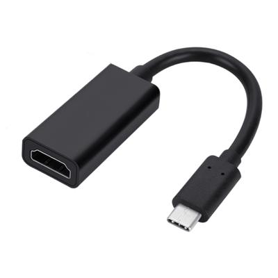 USB-C-Stecker auf HDTV-Buchse Adapterkabel (Typ C auf HDTV 4K) mit 4K@60Hz Video- und Tonsynchronisation für Laptops, Tablets und Fernseher