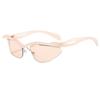 European and American Rimless Y2K Personality Advanced Sense Millennial Punk Sunglasses Men and Women Tide Internet Celebrity Outdoor Cycling Glasses