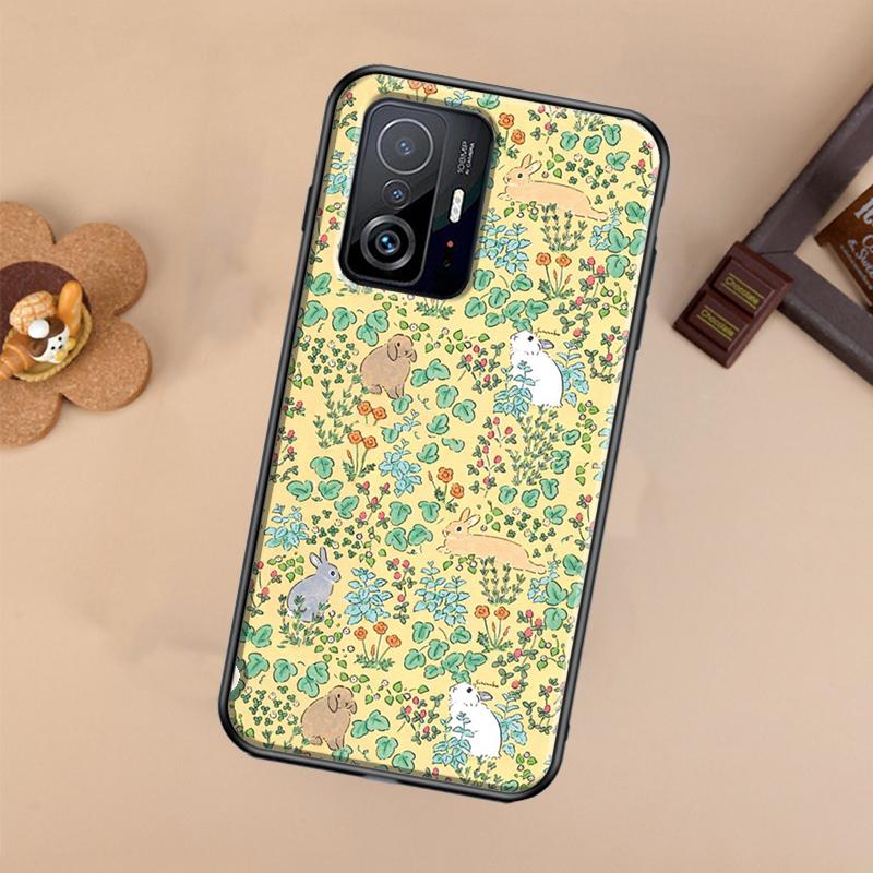 Cartoon Rabbit Bunny Case For Xiaomi 13 14 Ultra 11T 12T 13T 14T Pro POCO X7 Pro X3 X5 X6 F3 F5 F6 M6 Pro Cover