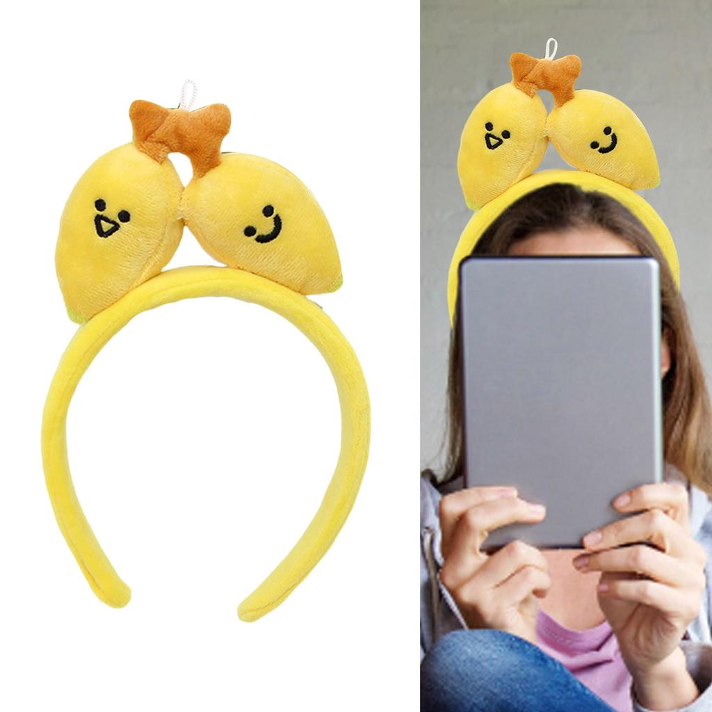 Quirky Banana Headbands Unique Pattern Hairband Lovely Cartoon Hair Hoop for Parties and Everyday Wear