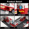 Non-Toxic 660Pcs American Ambulance Building Blocks With Stretcher City Emergency Vehicle Model Bricks Ornament Kids Diy Toys Holiday Gift