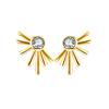 925 Silver Ear Needle Vintage Sun Hoop Earrings for Women Punk Hip Hop Sun Flower Big Earrings Fashion Jewelry Gifts