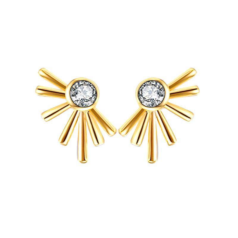 925 Silver Ear Needle Vintage Sun Hoop Earrings for Women Punk Hip Hop Sun Flower Big Earrings Fashion Jewelry Gifts