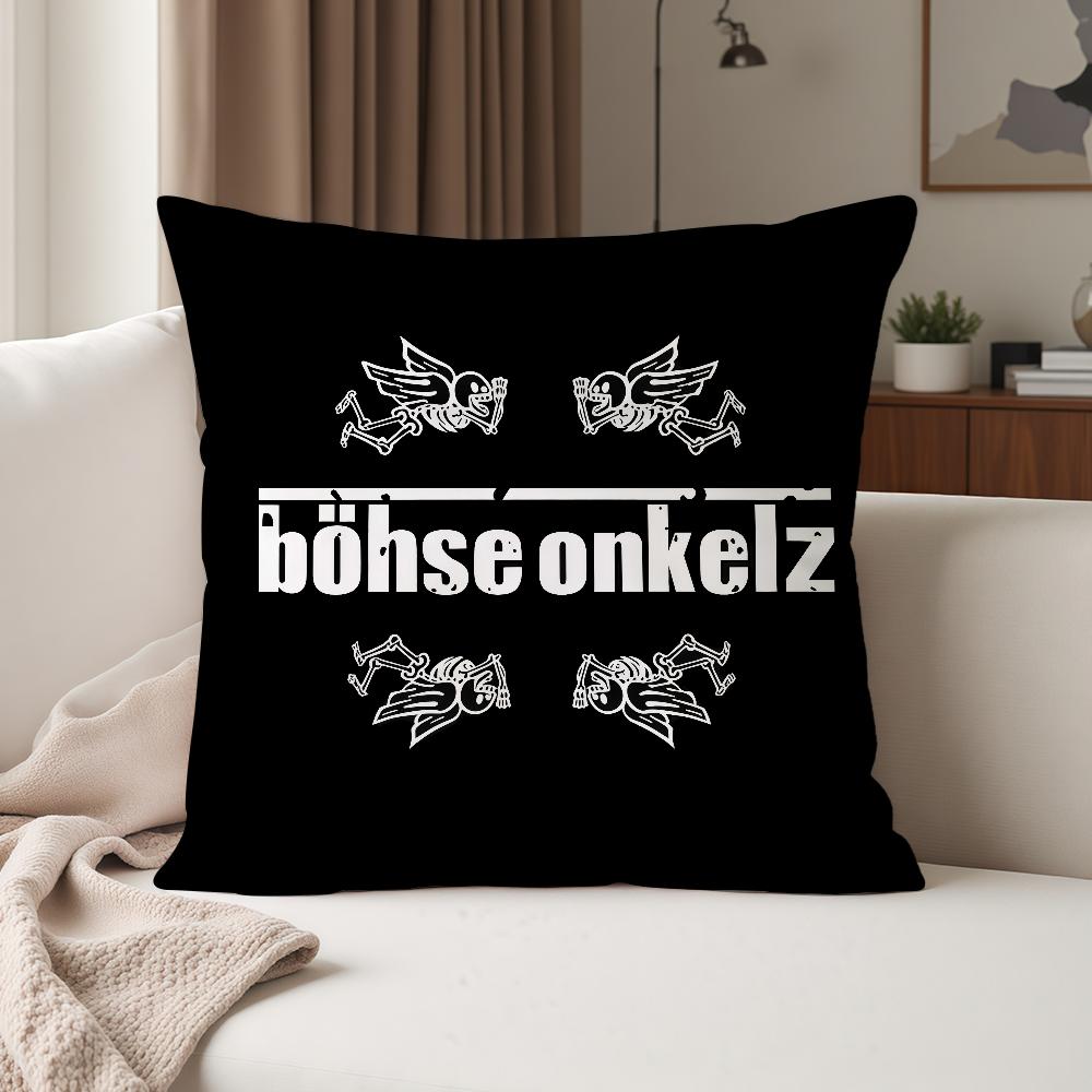 BBohse OOnkelz Rock Pillow Case Suitable For Bedrooms Living Rooms Cars Home Decoration
