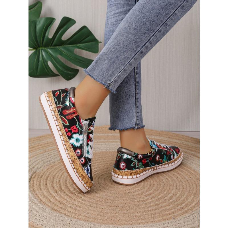 Large Size Casual Single Shoes for Women's Autumn New Style Flat Bottom Casual Single Shoes for Women