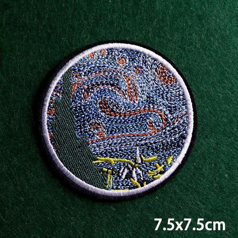 

2 шт./лот нашивки, железные нашивки для одежды, вышивка, наклейка на одежду, вышитые нашивки для одежды, термоклеевые нашивки