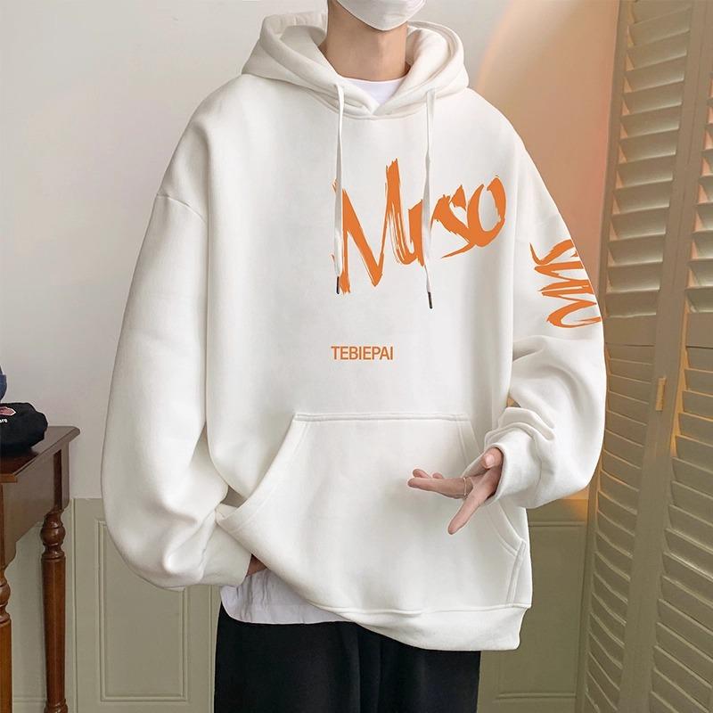 Trendy Vintage Men s Hoodie - Loose Fit, Autumn/Winter 2025 Collection S