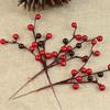 NEW Christmas Tree Decoration Home Bubble Artificial Pine Cone Red Berry Bouquet Flower Branch