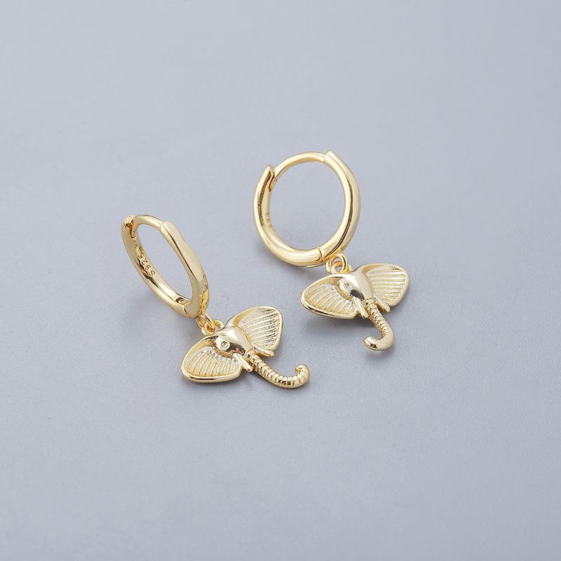 ANENJERY Cercei Cercei Elefant Femeie Simplu Drăguț Bijuterii Stil Etnic