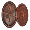 Wooden Box for Dry Fruits Diameter 45.72 Cm.  Wooden Round Box for Gifts, Storage of Products