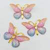 10Pcs/Lot New Acrylic Mixed Butterflies With A Hole Flat Back Scrapbooking Hair Bow Center Embellishments DIY Accessories C78