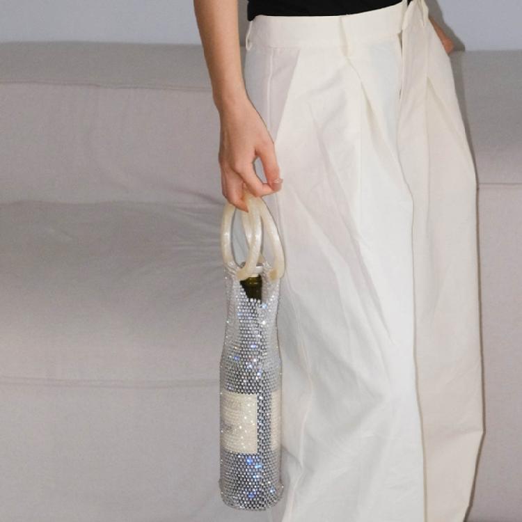Handwoven Wine Holder Practical Wine Carrier Bag Water Bottle Insulation Bags