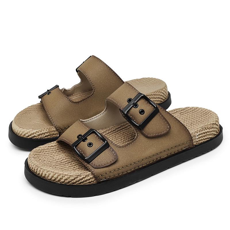 

Популярная верхняя одежда крутые тапочки 2025 лето ленивые повседневные тапочки уличные мужские накидки для ног мягкая подошва крутые тапочки 39