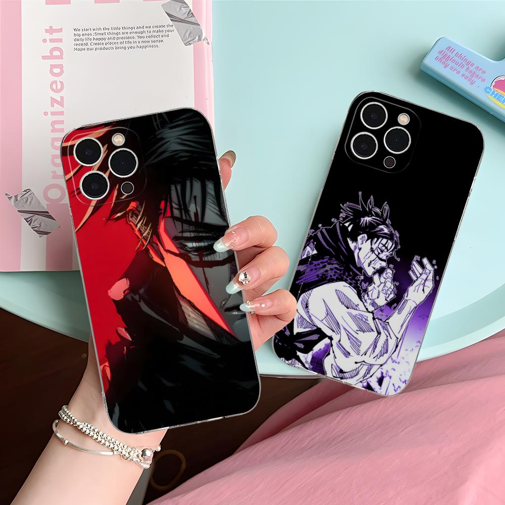 Jujutsu Kaisen Choso Mobile Phone Case for iPhone 16 15 14 13 12 11 X XR XS 8 6 Pro Max Plus Mini Clear Colour Protective Luxury