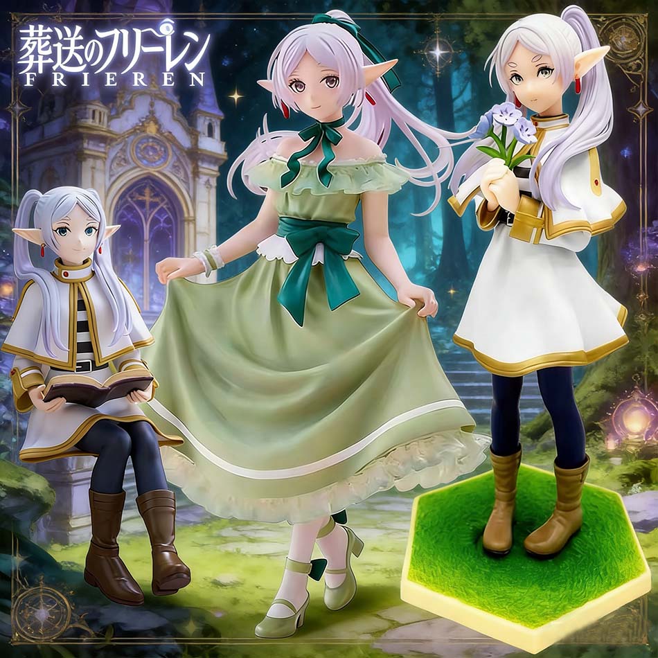 14cm Frieren poza końcem podróży Figurka Anime Stopper do makaronu Figurka akcji Frieren Kolekcja figurek Luminasta Frieren Model