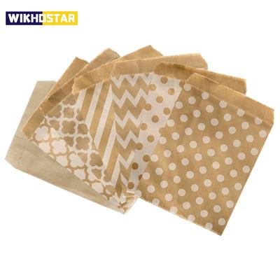 25 Unidades Sacola Estilo e Cor Mistas Sacolas de Papel Kraft Artesanato DIY Decoração Embalagem Sacola Fofa para Presente de Convidado Casamento Aniversário