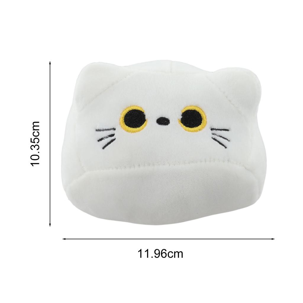 Sofa Dekorasyonu İçin 3D Siyah Kedi Peluş Oyuncak Yastık Sevimli Yumuşak Kedi Tasarımı