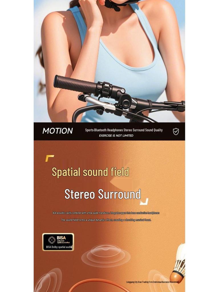 2025 Bone Conduction Bluetooth Sports Headphones: Painless Ear-Hook, Long Battery, Card Slot