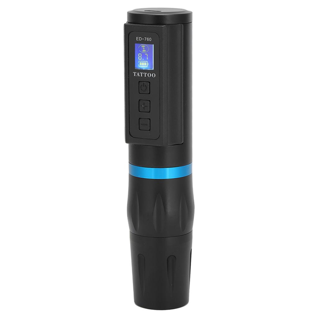 Cordless Tattoo Pen Machine Aluminum Alloy Frame Digital Display High Speed Tattoo Machine