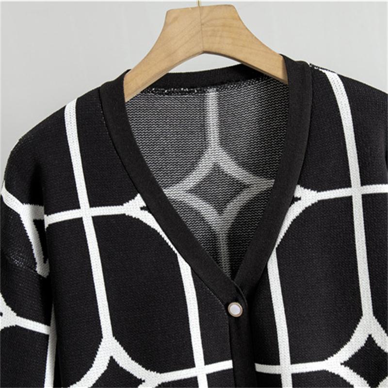 Women's Autumn And Winter Knitted Wide Leg Pants Sweater Suit Loose And Stylish Two Piece Suit