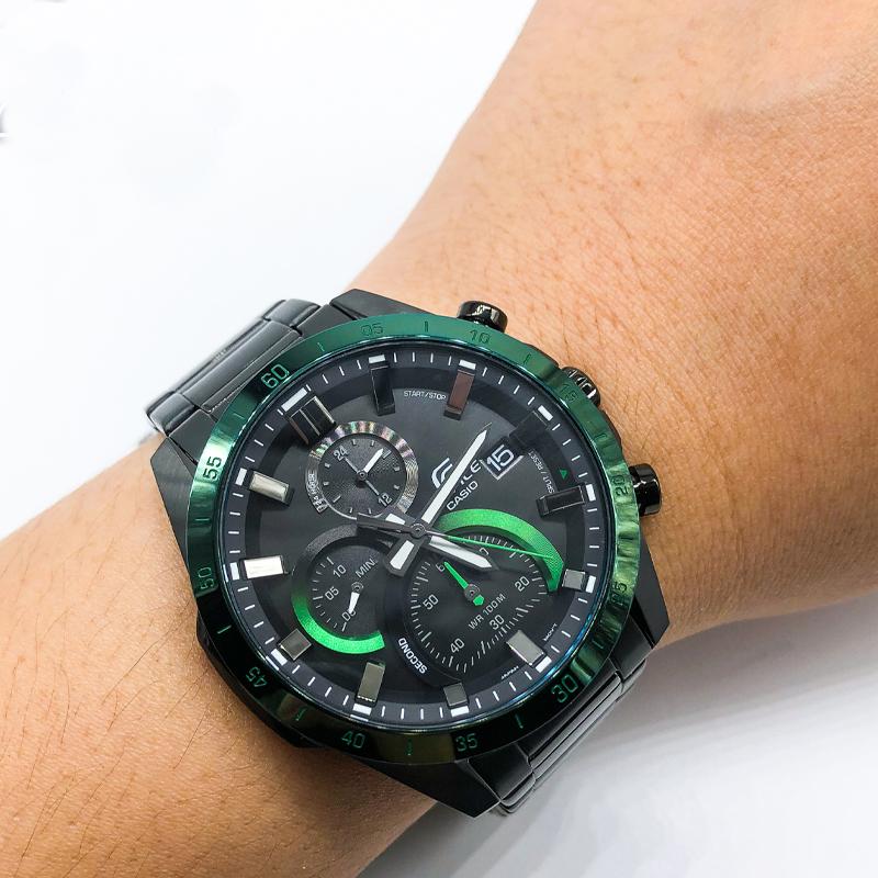 Casio Orologio da uomo EDIFICE Nero EFR-571DC-1AV EFR-571DC-1AV