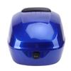 Motorcycle Top Case with Combination Lock ABS Waterproofing Tail Box Carrier Case for Electric Bike Scooter Blue