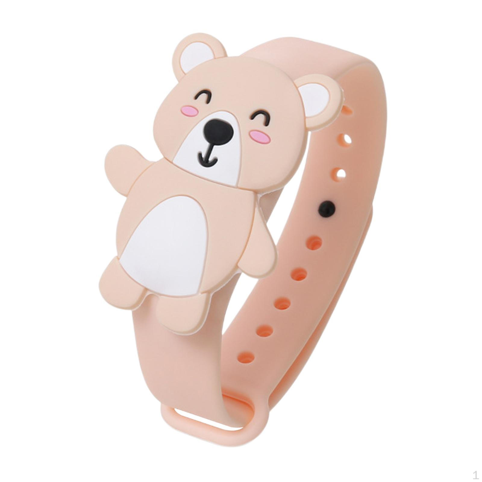 Essential Oil Mosquito Repellent Bracelet Cartoon for Adult Kids Children Bear Bear