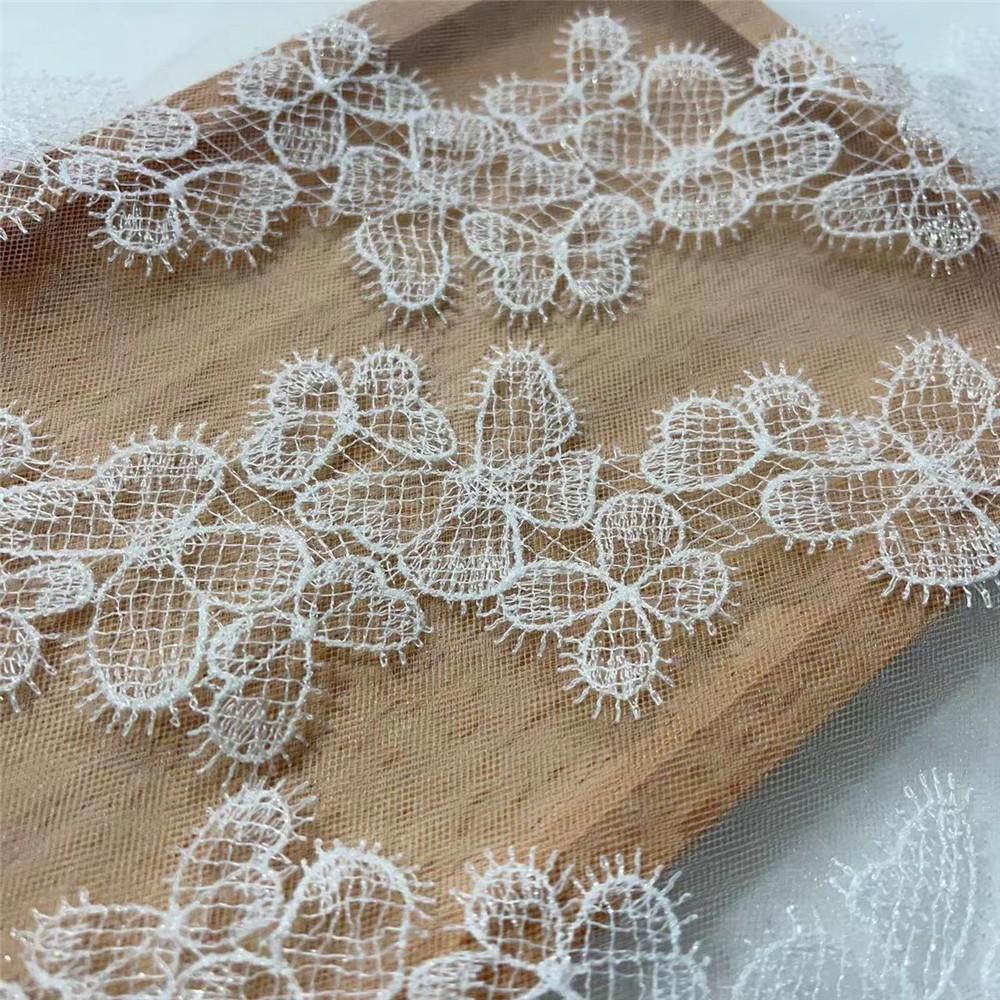 1 Yard Butterfly Thin Elastic Lace Accessories Diy Handmade Decorative Lace Material Lace Ribbon