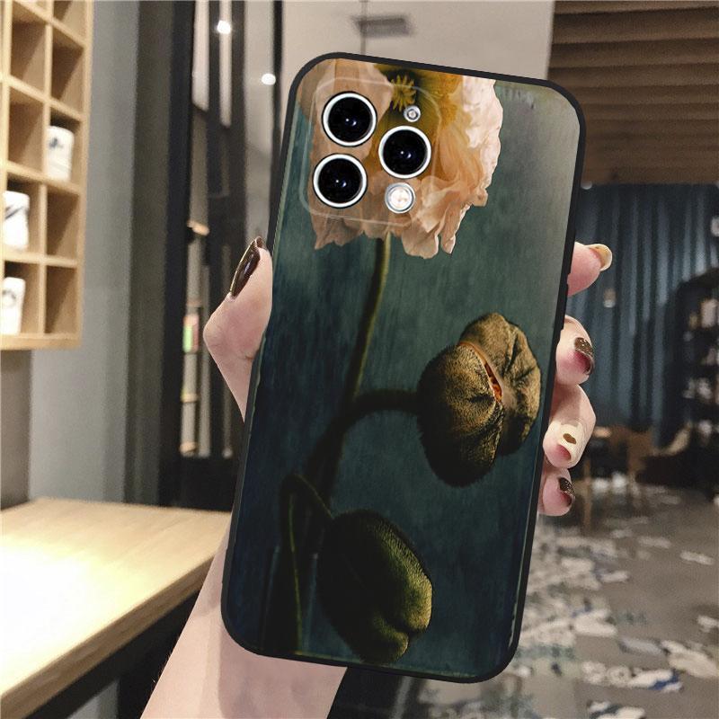 Phone Case For Iphone 14 Pro Max 13 12 11 Pro Max Xs Xr X 12mini 14 Plus Se Poppies Poppy Flower Case Funda