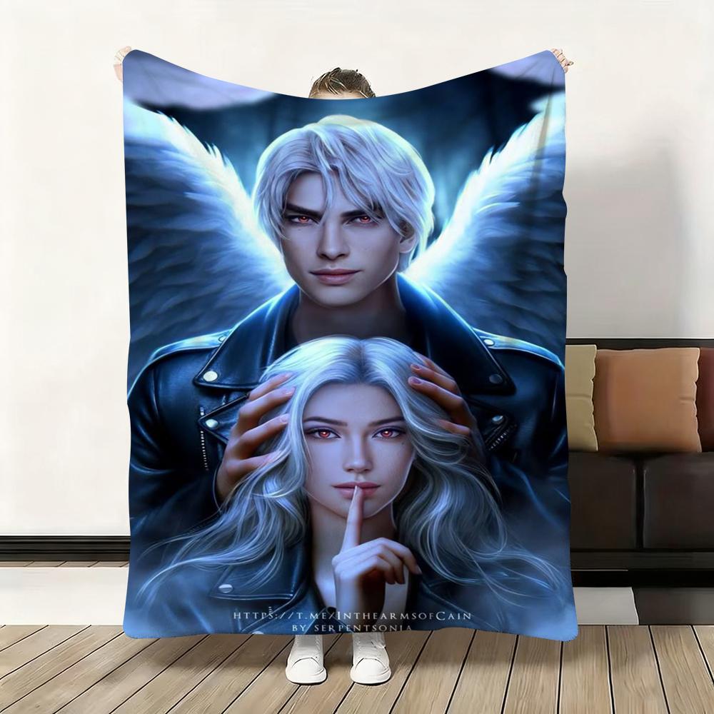 R-Romance Clubs Game Throw Thick Flannel Blanket Lightweight Warm Cozy Skin-Friendly Throw for Sofa Bed Office Winter Use 75x90cm