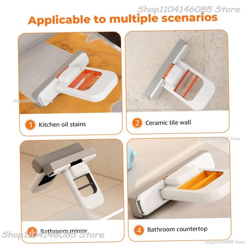 Mini-Schwammmopp Freihändige Reinigungswischer Mini Tragbarer Super Saugfähiger Mopp für Schreibtisch Boden Badezimmer Küche Glas Auto Reinigung