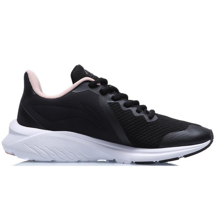 Li Ning Cushioning Low Top Running Shoes Women's Black ARHQ334-4