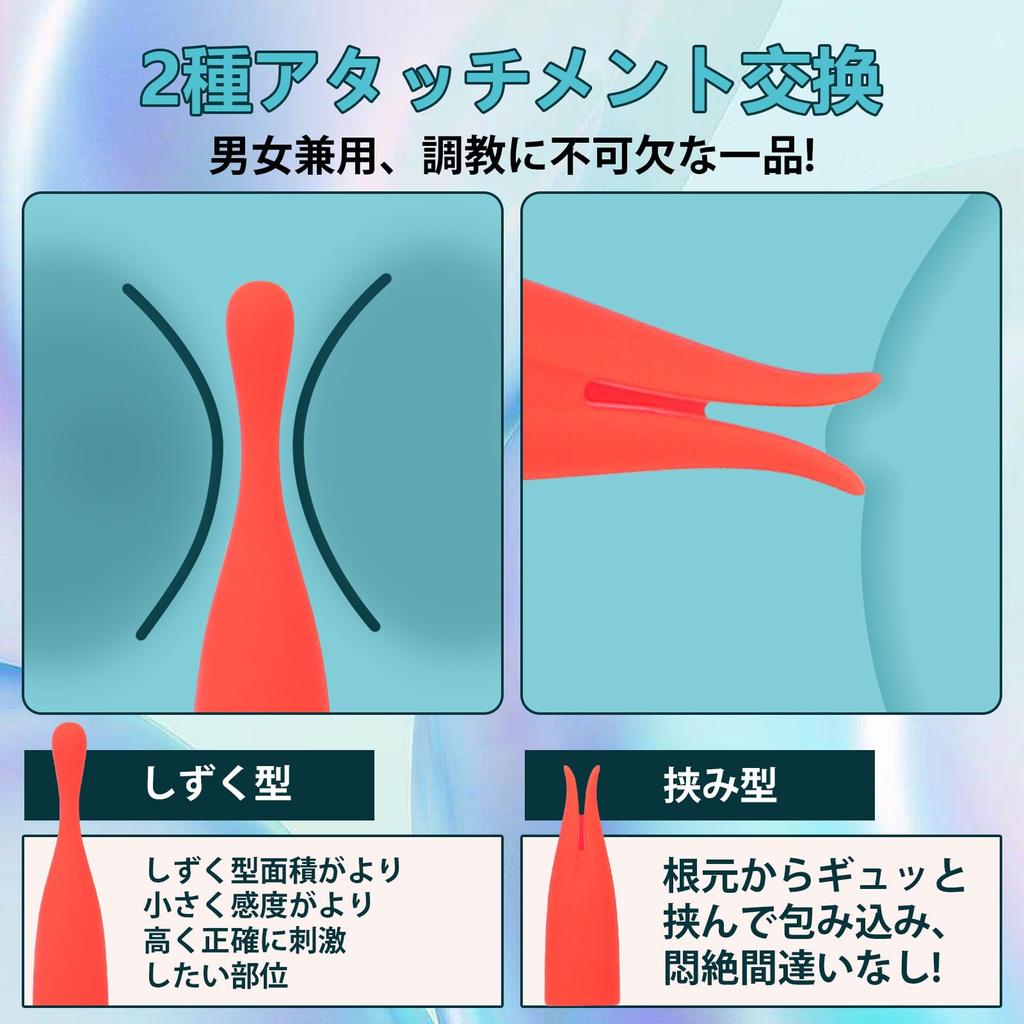 PENGBOSW Vibrator for Quiet Vibration 2 Interchangeable Small Interchangeable Head Lipstick Powerful USB Heating Toy for Adult Goods Women, [10 Modes]