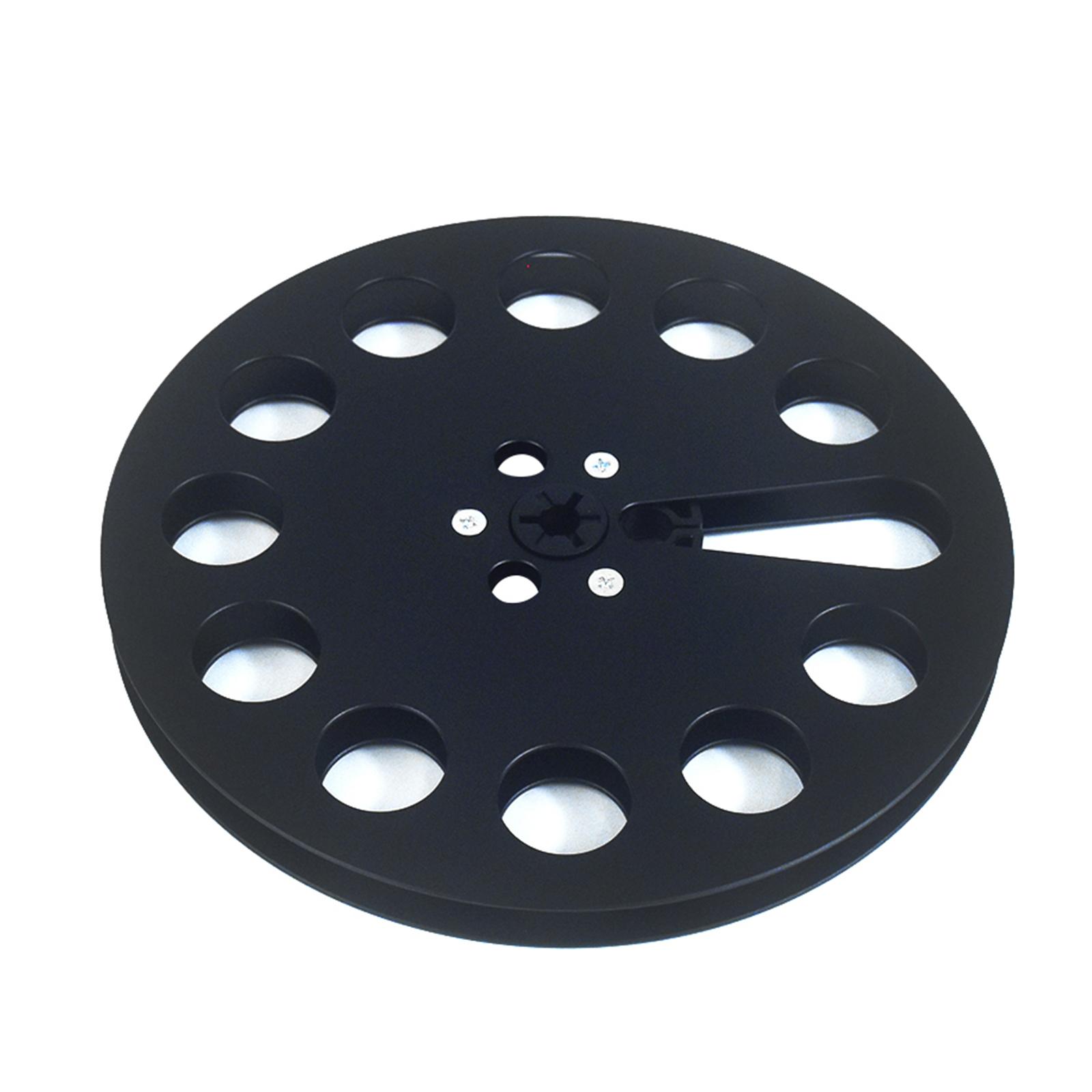 

Катушка для катушечного магнитофона из алюминиевого сплава 7 дюймов с 11 отверстиями для улучшенного аналогового звука чёрный