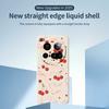For Xiaomi 15 Ultra Case Big Bow Cherry Pattern Printing Straight Edge TPU Phone Back Cover