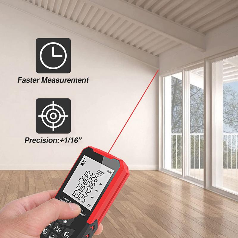 Professional Digital Rangefinder, Laser Tape Measure, Laser Rangefinder, Rangefinder, Testing Tool, 50m, 100m, 120m, 150m, 200m