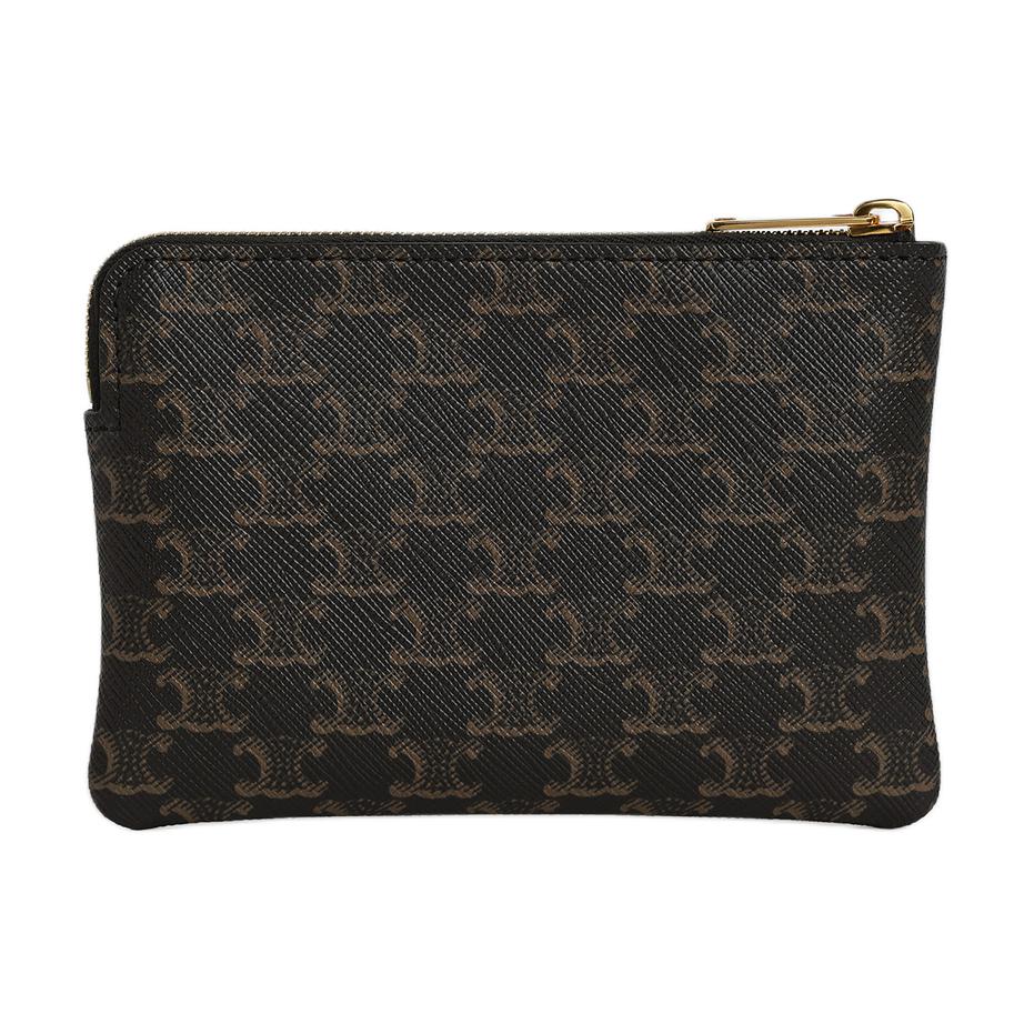 CELINE Coin And Card Pouch Black Men Pouches 10C662BTA-38NO