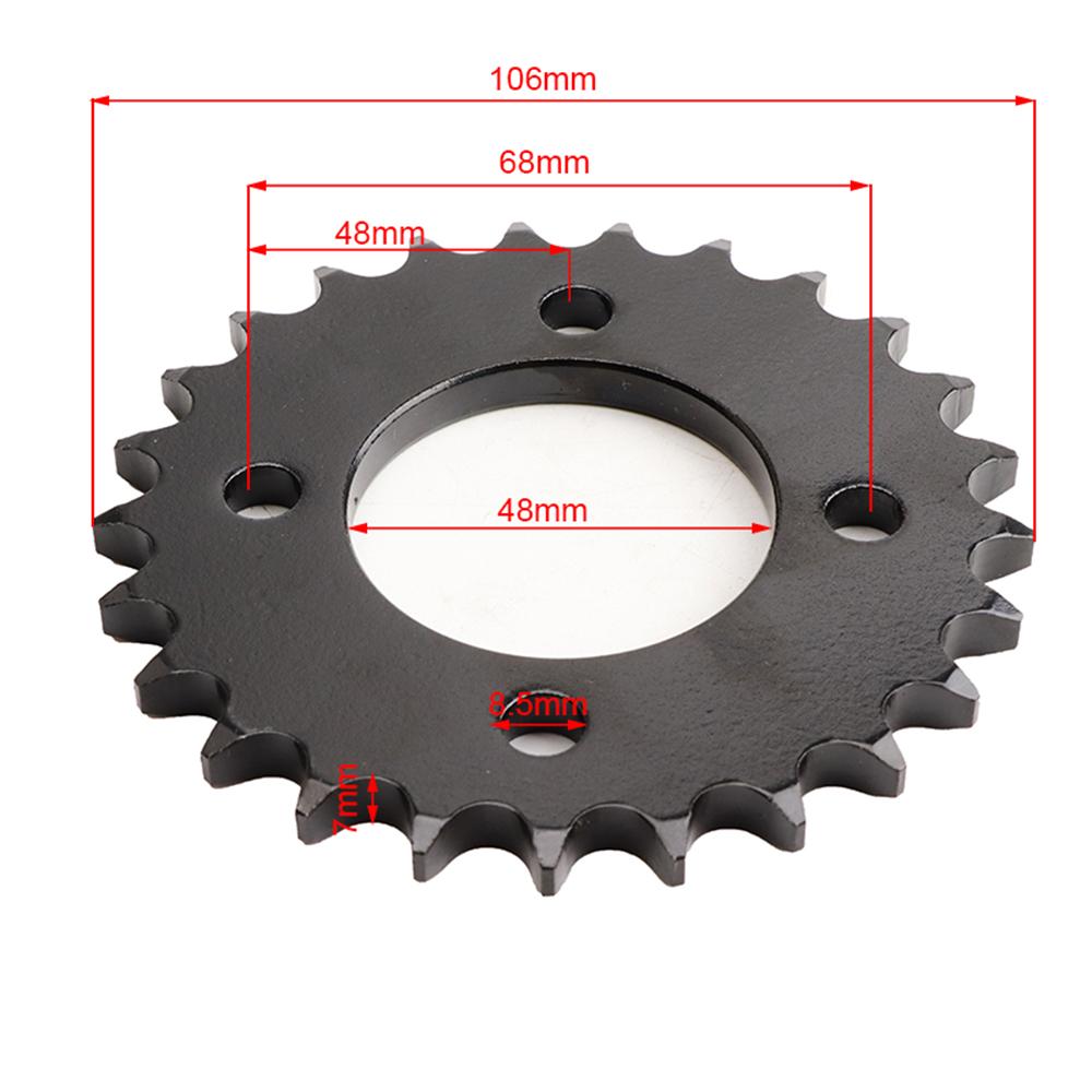 420/428 Chain Rear Sprocket 48mm-68mm Fit For 50cc 70cc 90cc 110cc 125cc ATV Go Kart Buggy Quad Dirt Bike Trike Motorcycle Parts