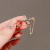 Cartoon süße Brille Brosche weibliche erweiterte Sinn einfache und vielseitige personalisierte Kragen Pin Anzug Anti-Licht Schnalle Pin Zubehör