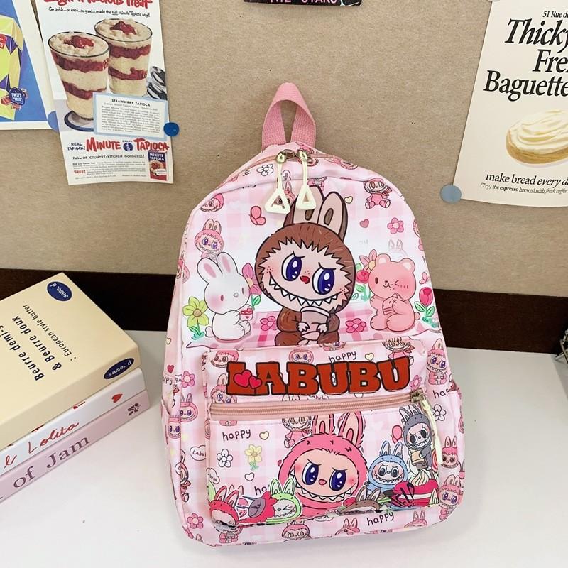 Capacity Large Backpack Nylon School Bag For Boys Girls Daily Use