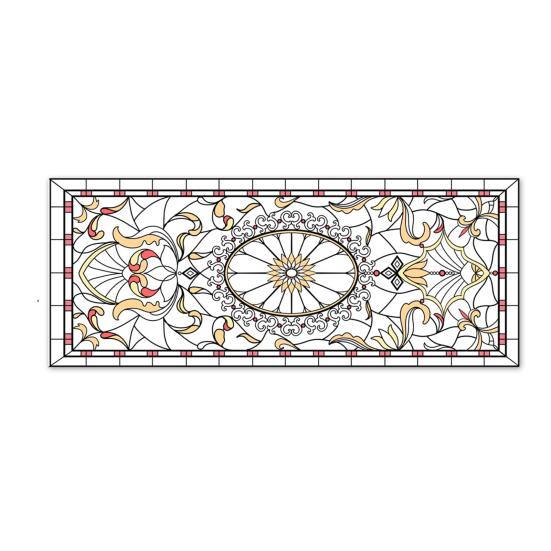 

Винтажная наклейка на окно с цветком, съемная, многоразовая, водонепроницаемая, ПВХ, двусторонняя, декоративная наклейка для дома, офиса, ванной комнаты, двери, стекла A