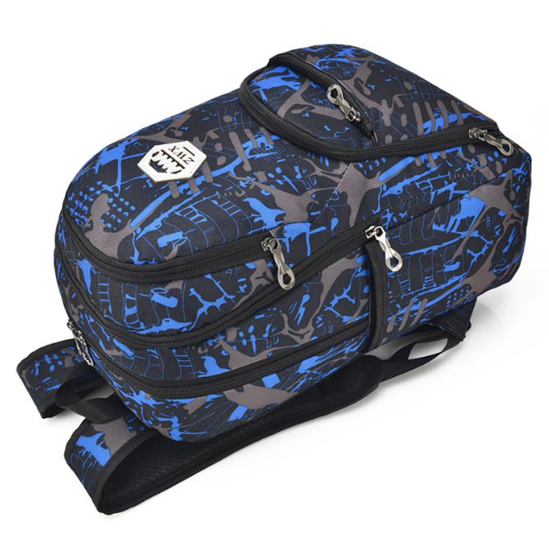 3pcs USB Male backpack bag set red and blue high school bag for boys one shoulder big student book bag men school backpack women