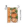 Halloween Garden Flag Double Sided Cute Ghost Pumpkin Decor Autumn Vertical Banner Burlap for Outdoor Garden Decoration 30x45cm