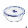 Boîte À Lunch Hermétique Luminarc Pure Box Active 670 Ml 14 X 6 Cm Bicolore Verre (6 Unités)