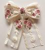 New Korean embroidered lace big bow hairpin for ladies and girls bride elegant spring clip spring and summer hair accessories