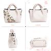 NICOLE & DORIS Small, Popular Handbag for Women, Tote Bag, Mini Bag, Breathable, Cute, Floral Embroidery, Lightweight, Perfect for Shopping, Casual