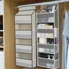 4 Layer Hanging Organizer Behind The Door Storage Bags For Clothes Miscellaneous Closet Bedroom Dorm Storage Hanger Rack