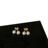 Small Exquisite Cherry Pearl Metal Stud Earrings Female Niche Personality Simple Temperament Fashion Versatile Earrings Earrings